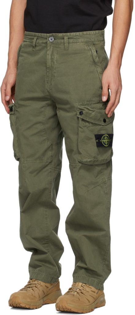 Stone Island Brushed Cotton Cargo Pant